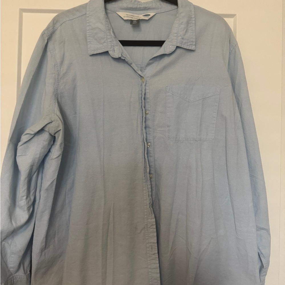Old Navy Women's Light Blue Shirt